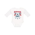 thumbnail image 1 of Inktastic Memorial Day Holiday Patriotic Boys or Girls Long Sleeve Baby Bodysuit, 1 of 5