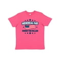 thumbnail image 1 of Inktastic Memorial Day Honor The Fallen with American Flag Youth T-Shirt, 1 of 5