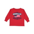 thumbnail image 1 of Inktastic Memorial Day Honor the Fallen with American Flag Boys or Girls Long Sleeve Toddler T-Shirt, 1 of 5