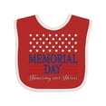 thumbnail image 1 of Inktastic Memorial Day Honoring Our Heroes Boys or Girls Baby Bib, 1 of 4