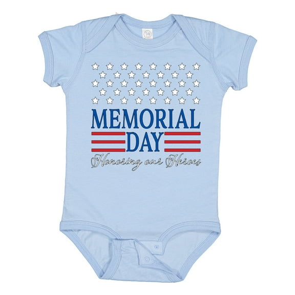 Inktastic Memorial Day Honoring Our Heroes Boys or Girls Baby Bodysuit
