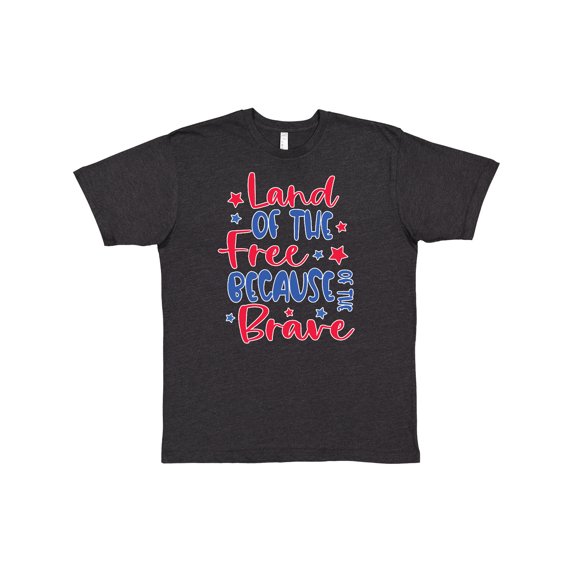 Inktastic Memorial Day Land of The Free Because of The Brave T-Shirt