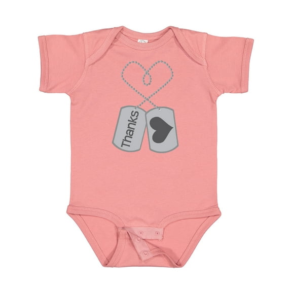 Inktastic Memorial Day Military Tags Boys or Girls Baby Bodysuit