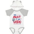 thumbnail image 1 of Inktastic Memorial Day My Aunt is My Hero Boys or Girls Baby Bodysuit, 1 of 5