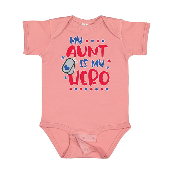 Inktastic Memorial Day My Aunt is My Hero Boys or Girls Baby Bodysuit