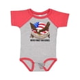 thumbnail image 1 of Inktastic Memorial Day- Never Forget Our Heroes- Bald Eagle Boys or Girls Baby Bodysuit, 1 of 5