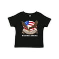 thumbnail image 1 of Inktastic Memorial Day- Never Forget Our Heroes- Bald Eagle Boys or Girls Baby T-Shirt, 1 of 5