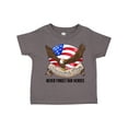 thumbnail image 1 of Inktastic Memorial Day- Never Forget Our Heroes- Bald Eagle Boys or Girls Toddler T-Shirt, 1 of 5