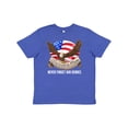 thumbnail image 1 of Inktastic Memorial Day Never Forget Our Heroes Bald Eagle Youth T-Shirt, 1 of 5
