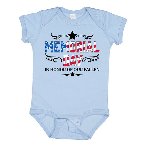Inktastic Memorial Day- in Honor of Our Fallen Boys or Girls Baby Bodysuit