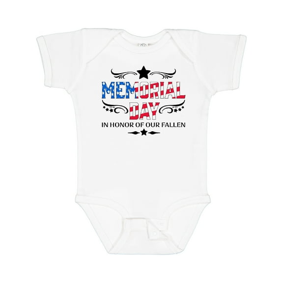 Inktastic Memorial Day- in Honor of Our Fallen Boys or Girls Baby Bodysuit