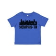 thumbnail image 1 of Inktastic Memphis City Skyline with Grunge Boys or Girls Toddler T-Shirt, 1 of 5