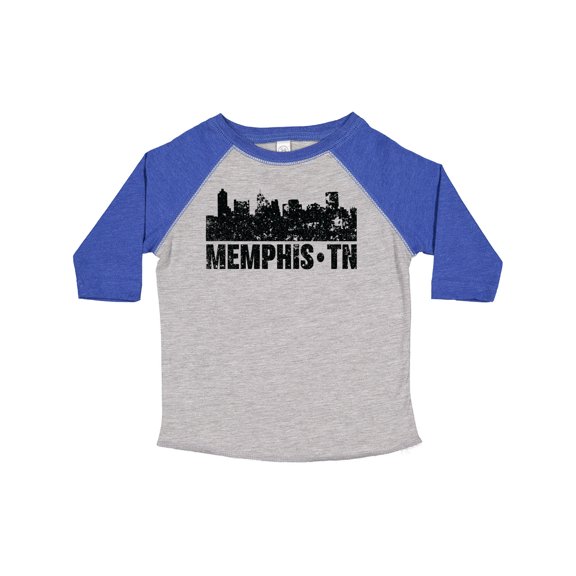 Inktastic Memphis City Skyline with Grunge Boys or Girls Toddler T-Shirt
