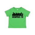 thumbnail image 1 of Inktastic Memphis City Skyline with Grunge Boys or Girls Toddler T-Shirt, 1 of 5