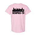thumbnail image 1 of Inktastic Memphis City Skyline with Grunge T-Shirt, 1 of 5