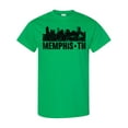 thumbnail image 1 of Inktastic Memphis City Skyline with Grunge T-Shirt, 1 of 5