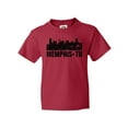 thumbnail image 1 of Inktastic Memphis City Skyline with Grunge Youth T-Shirt, 1 of 5