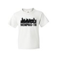 thumbnail image 1 of Inktastic Memphis City Skyline with Grunge Youth T-Shirt, 1 of 5