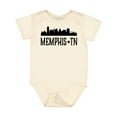 thumbnail image 1 of Inktastic Memphis Tennessee City Skyline Boys or Girls Baby Bodysuit, 1 of 5