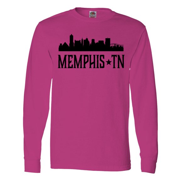 Inktastic Memphis Tennessee City Skyline Long Sleeve T-Shirt