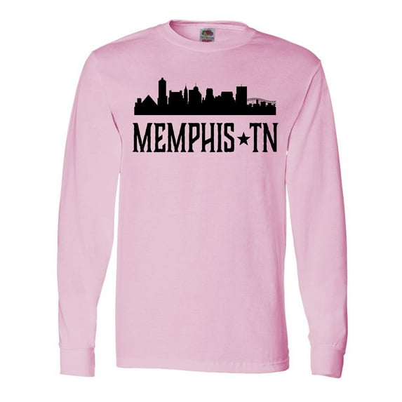 Inktastic Memphis Tennessee City Skyline Long Sleeve T-Shirt