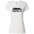 thumbnail image 1 of Inktastic Memphis Tennessee City Skyline Women's T-Shirt, 1 of 5