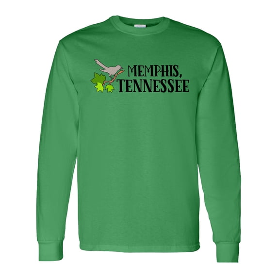 Inktastic Memphis, Tennessee Mockingbird Long Sleeve T-Shirt