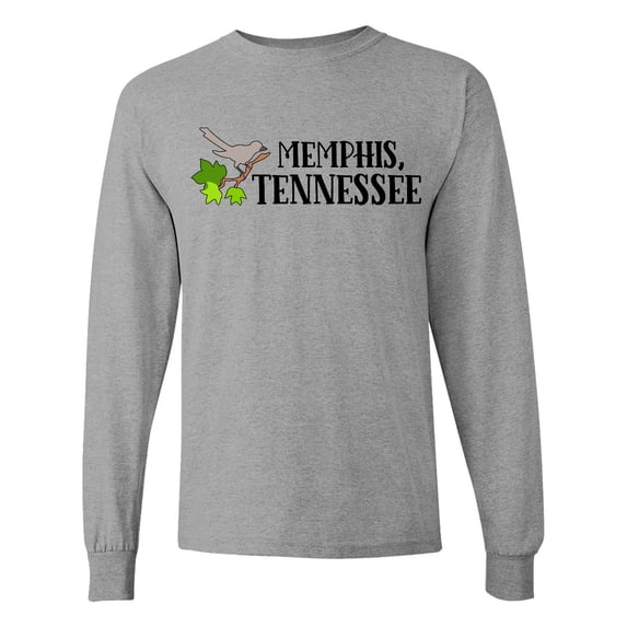 Inktastic Memphis, Tennessee Mockingbird Long Sleeve T-Shirt
