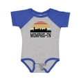 thumbnail image 1 of Inktastic Memphis Tennessee Skyline Retro Sunset Boys or Girls Baby Bodysuit, 1 of 5