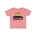 thumbnail image 1 of Inktastic Memphis Tennessee Skyline Retro Sunset Boys or Girls Baby T-Shirt, 1 of 5