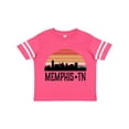 thumbnail image 1 of Inktastic Memphis Tennessee Skyline Retro Sunset Boys or Girls Toddler T-Shirt, 1 of 5