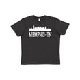 thumbnail image 1 of Inktastic Memphis Tennessee Skyline TN Cities Youth T-Shirt, 1 of 5