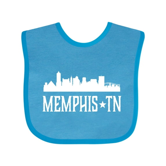 Inktastic Memphis Tennessee Skyline Tn Cities Boys or Girls Baby Bib
