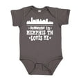 thumbnail image 1 of Inktastic Memphis Tennessee Someone Loves Me Skyline Boys or Girls Baby Bodysuit, 1 of 5