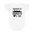 thumbnail image 1 of Inktastic Memphis Tennessee Someone Loves Me Skyline Boys or Girls Baby Bodysuit, 1 of 5