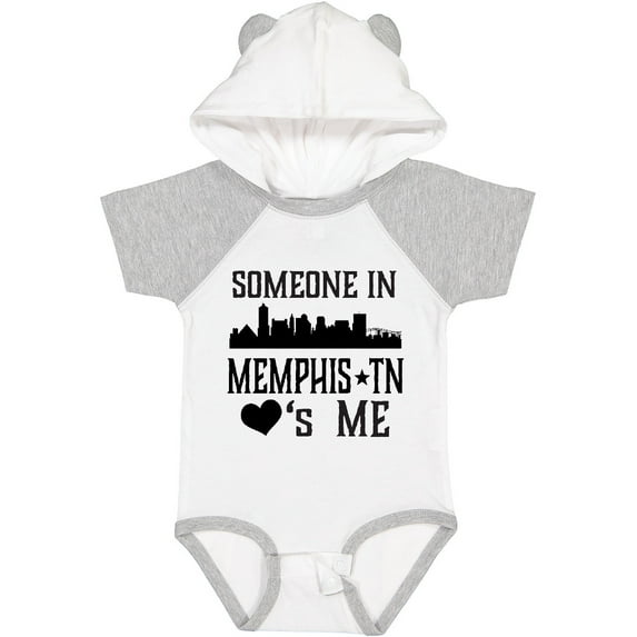 Inktastic Memphis Tennessee Someone Loves Me Skyline Boys or Girls Baby Bodysuit