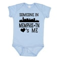 thumbnail image 1 of Inktastic Memphis Tennessee Someone Loves Me Skyline Boys or Girls Baby Bodysuit, 1 of 5