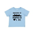 thumbnail image 1 of Inktastic Memphis Tennessee Someone Loves Me Skyline Boys or Girls Baby T-Shirt, 1 of 5