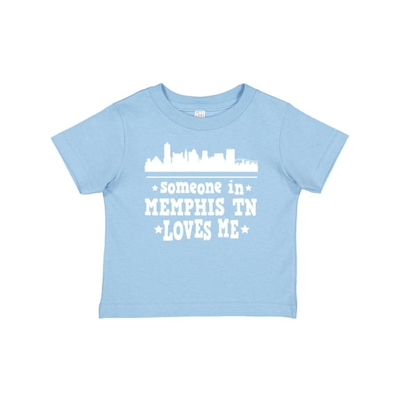 Inktastic Memphis Tennessee Someone Loves Me Skyline Boys or Girls Baby T-Shirt