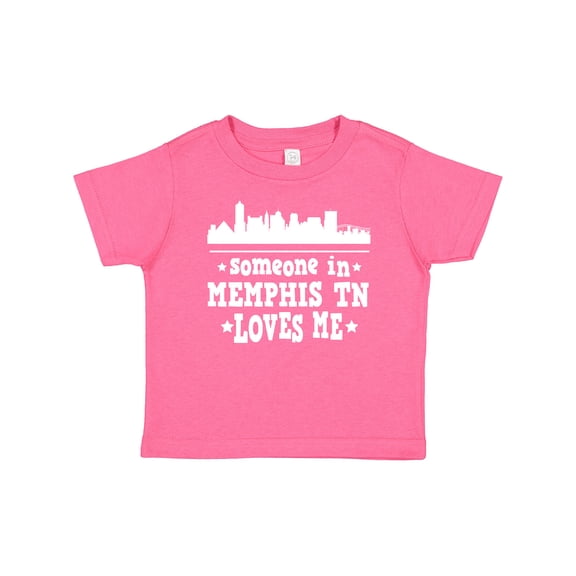 Inktastic Memphis Tennessee Someone Loves Me Skyline Boys or Girls Baby T-Shirt