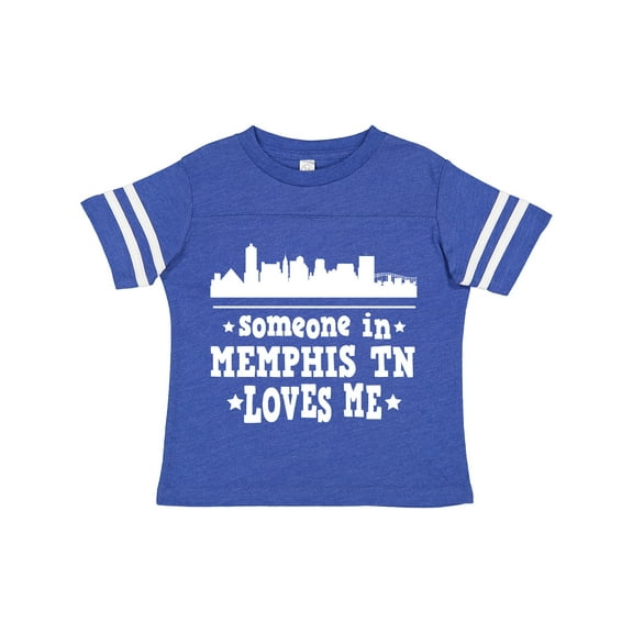 Inktastic Memphis Tennessee Someone Loves Me Skyline Boys or Girls Toddler T-Shirt