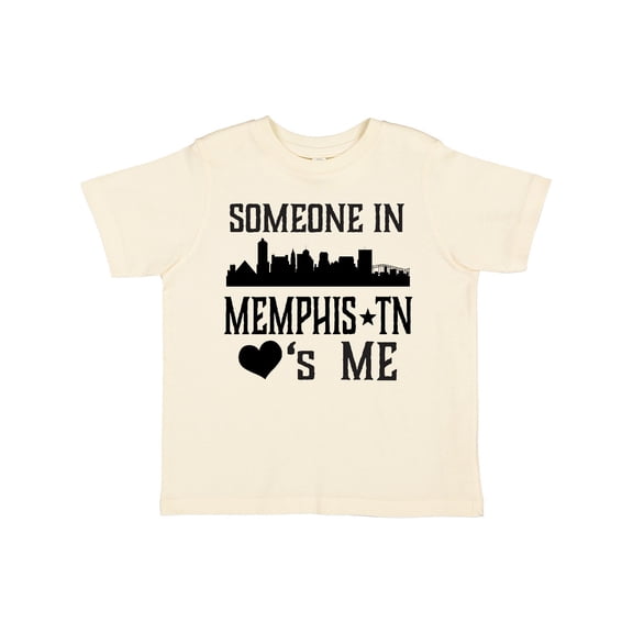 Inktastic Memphis Tennessee Someone Loves Me Skyline Boys or Girls Toddler T-Shirt