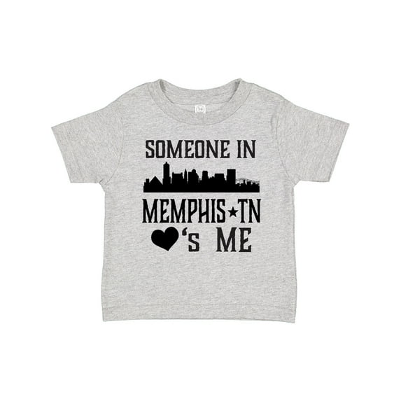 Inktastic Memphis Tennessee Someone Loves Me Skyline Boys or Girls Toddler T-Shirt