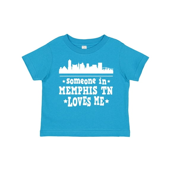 Inktastic Memphis Tennessee Someone Loves Me Skyline Boys or Girls Toddler T-Shirt