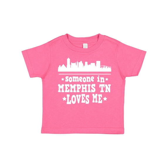Inktastic Memphis Tennessee Someone Loves Me Skyline Boys or Girls Toddler T-Shirt