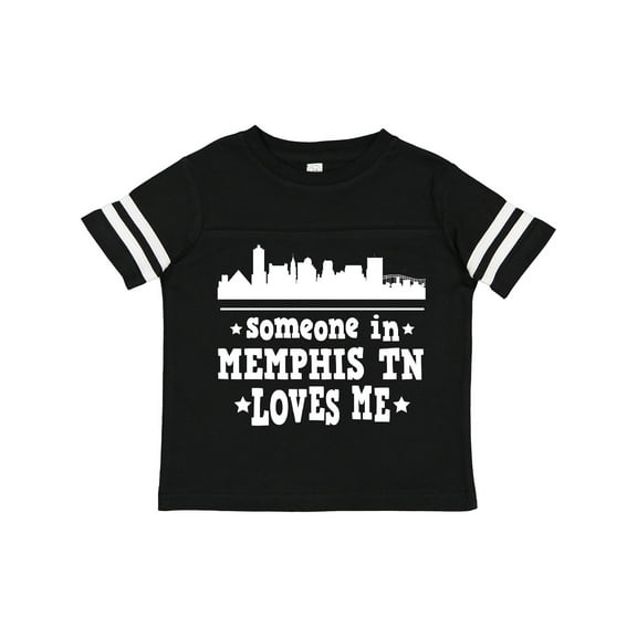 Inktastic Memphis Tennessee Someone Loves Me Skyline Boys or Girls Toddler T-Shirt