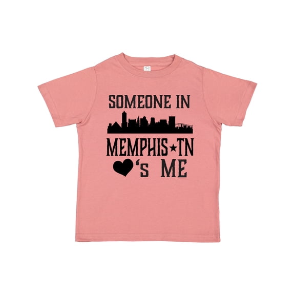 Inktastic Memphis Tennessee Someone Loves Me Skyline Boys or Girls Toddler T-Shirt