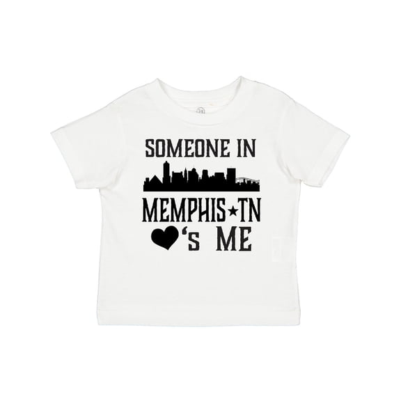 Inktastic Memphis Tennessee Someone Loves Me Skyline Boys or Girls Toddler T-Shirt