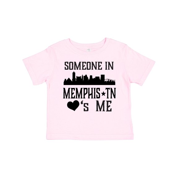 Inktastic Memphis Tennessee Someone Loves Me Skyline Boys or Girls Toddler T-Shirt