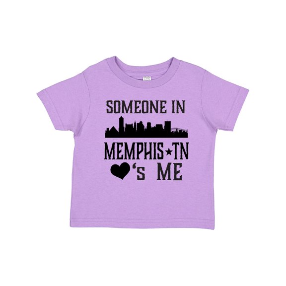 Inktastic Memphis Tennessee Someone Loves Me Skyline Boys or Girls Toddler T-Shirt